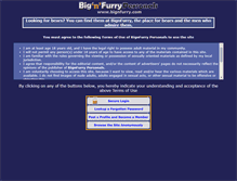 Tablet Screenshot of bignfurry.com